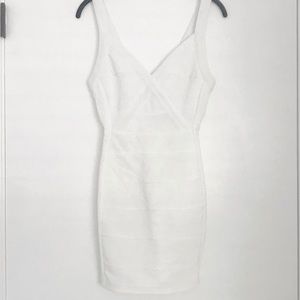 Tobi White Bodycon Mini Dress